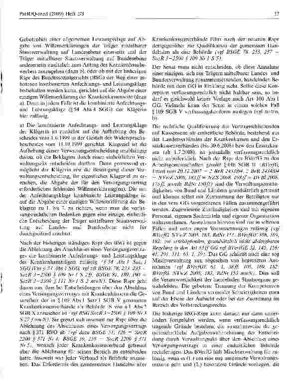 Vorschauseite 4: Keine Gewähr für leistungsfähige und wirtschaftliche Krankenhausbehandlung bei Nichtzulassung und Nichterfüllung des Qualitätsgebots nach § 2 Abs 1 S 3 SGB 5