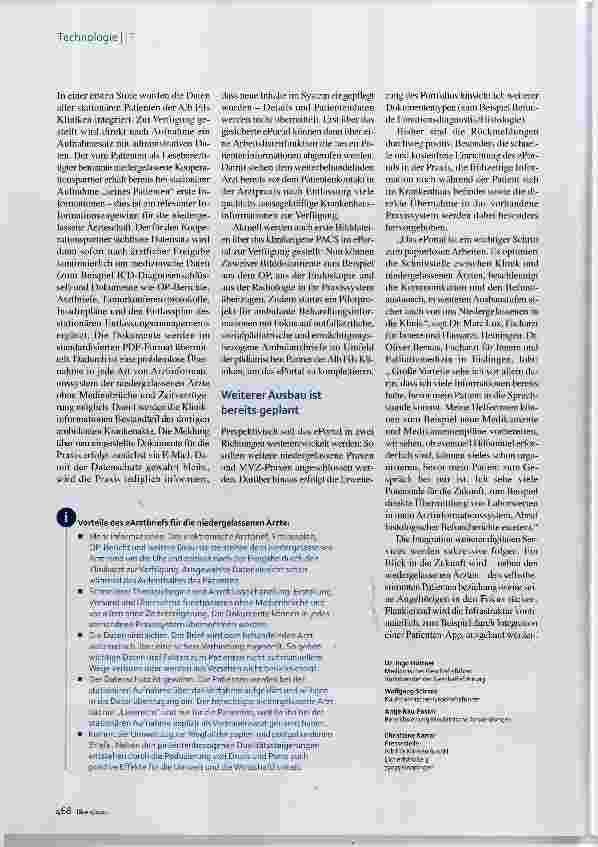 Vorschauseite 2: Digitalisierung Der Arztbrief kommt elektronisch