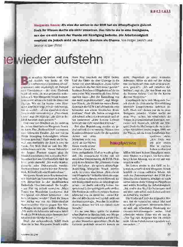 Vorschauseite 2: Immer wieder aufstehn