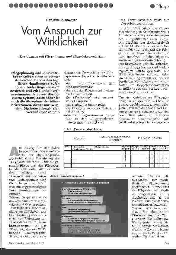 Vorschauseite 1: Vom Anspruch zur Wirklichkeit