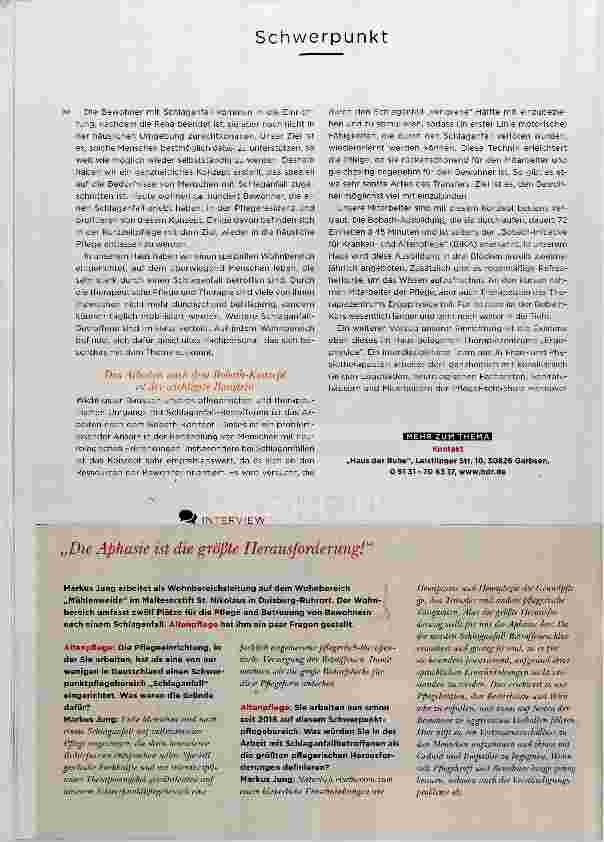 Vorschauseite 2: ZURÜCK nach vorn