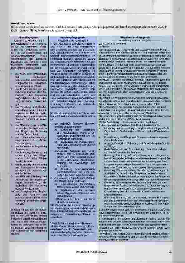 Vorschauseite 2: Generalistik: Was neu ist und wo Ressourcen bestehen