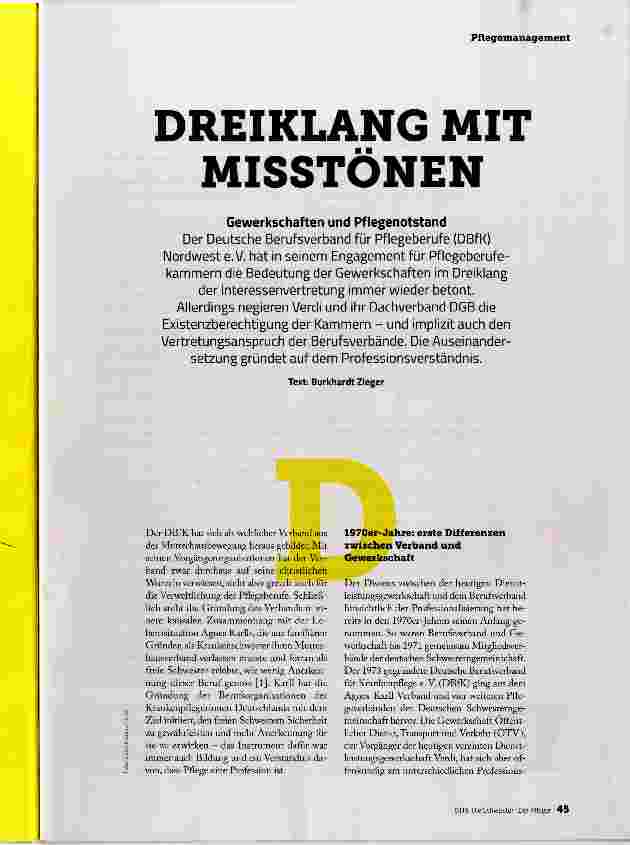 Vorschauseite 1: DREIKLANG MIT MISSTÖNEN