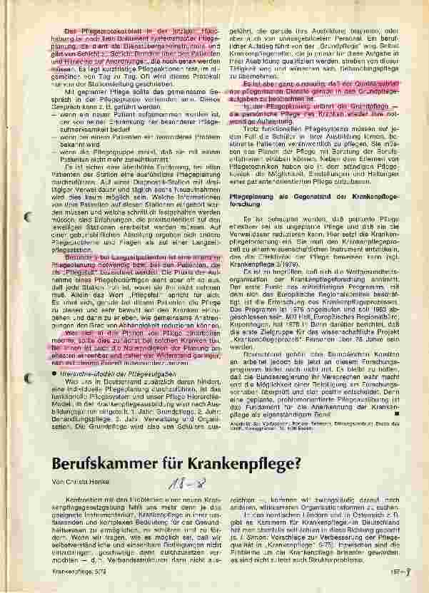 Vorschauseite 4: Pflegeplanung—Was bedeutet geplante Pflege in der Berufspraxis?