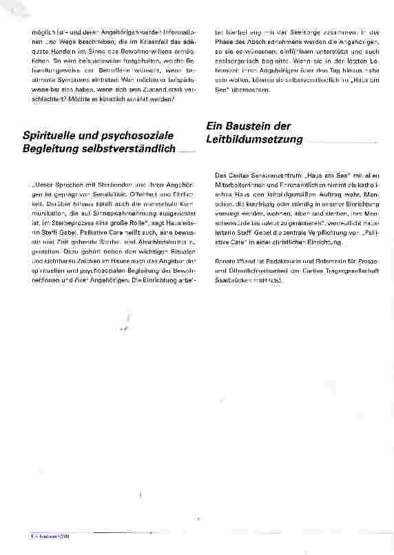 Vorschauseite 3: Am Ende des Lebens