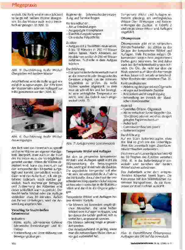 Vorschauseite 5: Naturheilkunde in der Pflege Teil II: Wickel und Auflagen