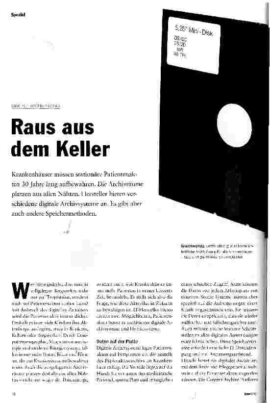 Vorschauseite 1: Raus aus dem Keller