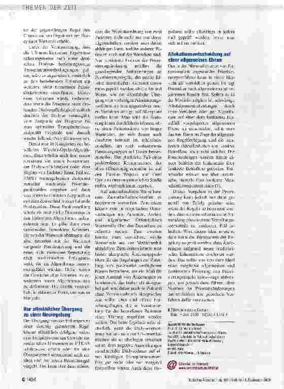 Vorschauseite 3: Gerechtigkeit bei der Zuweisung von Spenderorganen