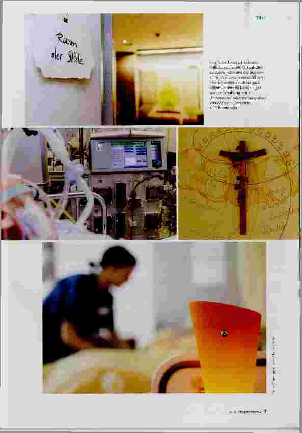 Vorschauseite 4: Palliative Care und Critical Care in Einklang bringen