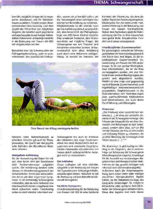 Vorschauseite 2: Symptome erkennen Entlastung suchen