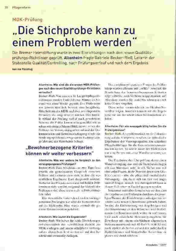 Vorschauseite 1: „Die Stichprobe kann zu einem Problem werden
