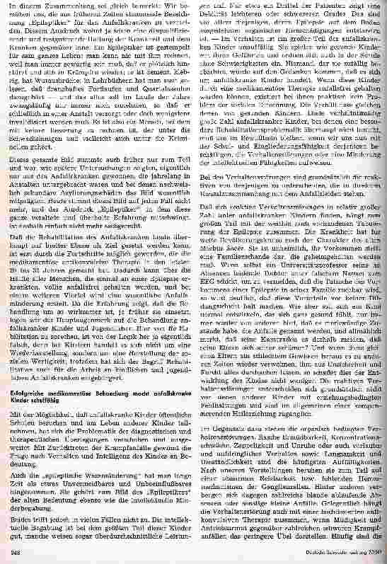 Vorschauseite 2: Rehabilitationsmöglichkeiten anfallskranker Kinder und Jugendlicher