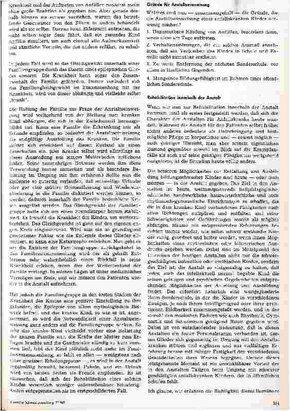 Vorschauseite 5: Rehabilitationsmöglichkeiten anfallskranker Kinder und Jugendlicher