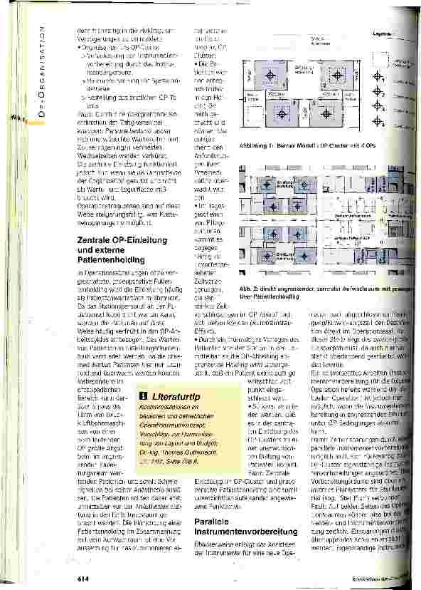 Vorschauseite 3: Schneller und effizienter im OP Kostenreduktionen mit dem Berner Modell der OP-Cluster