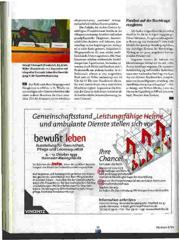 Vorschauseite 3: Grenzen überschreiten Kongress: Innovative europäische Konzepte vorgestellt