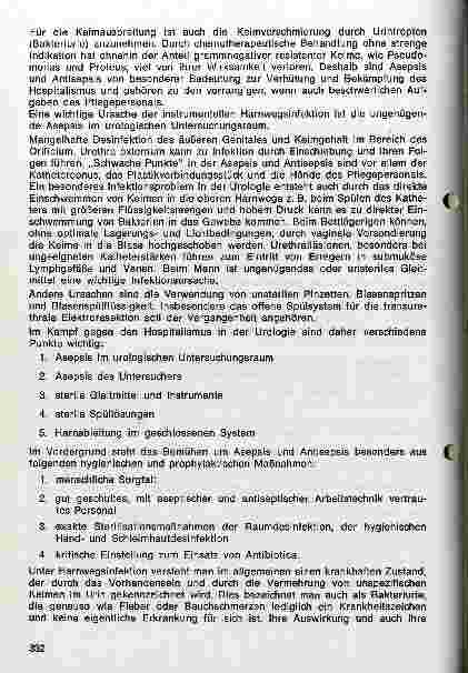 Vorschauseite 2: Hospitalismusprobleme in der Urologie - akute und chronische Harnwegsinfektionen