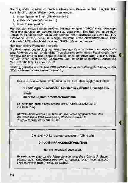 Vorschauseite 4: Hospitalismusprobleme in der Urologie - akute und chronische Harnwegsinfektionen