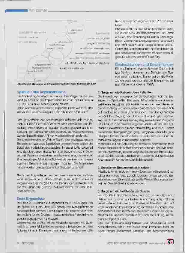 Vorschauseite 2: Spiritual Care unter den Rahmenbedingungen einer Privatklinik schulen