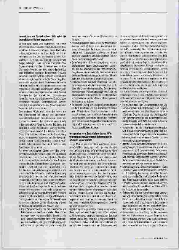 Vorschauseite 6: Mit stakeholderorientierter Produktentwicklung zum Erfolg