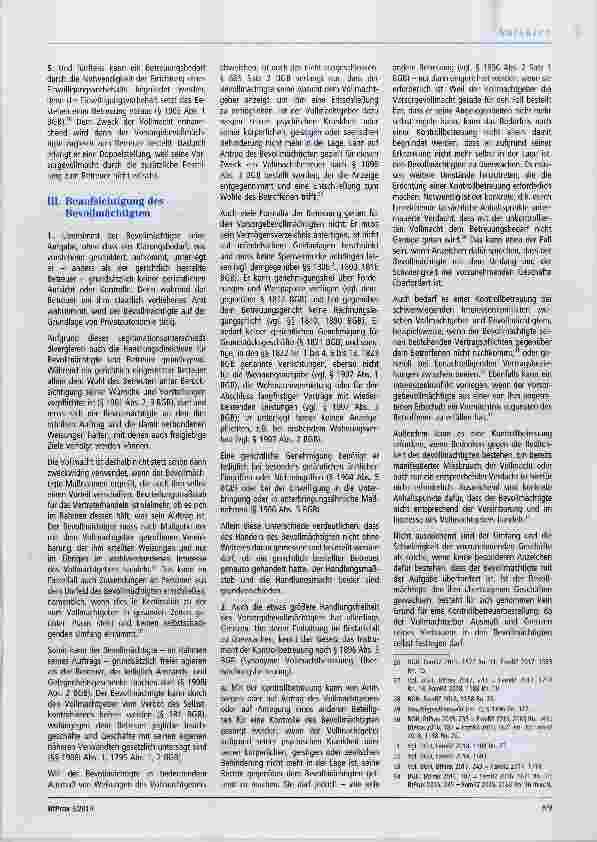 Vorschauseite 3: Die Vorsorgevollmacht in der betreuungsgerichtlichen Praxis