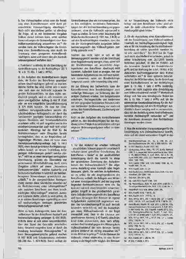 Vorschauseite 4: Die Vorsorgevollmacht in der betreuungsgerichtlichen Praxis