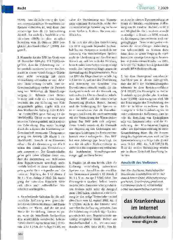 Vorschauseite 2: Ermäßigter Umsatzsteuersatz auf Speisenlieferungen?