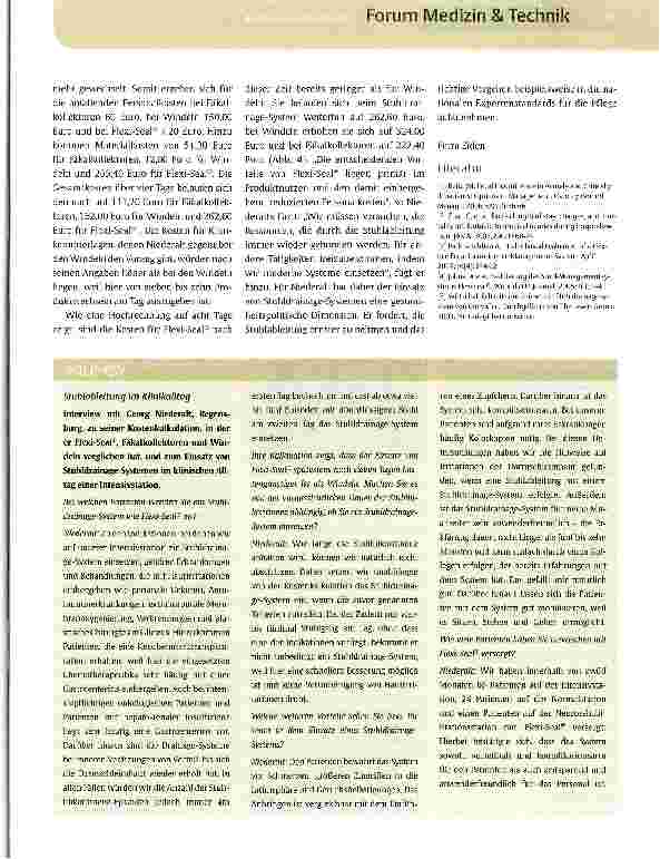 Vorschauseite 4: Moderne Stuhldrainage-Systeme erleichtern Pflege und reduzieren Personalkosten
