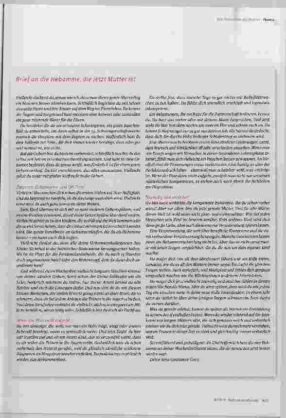 Vorschauseite 4: Wenn Hebammen Kinderkriegen