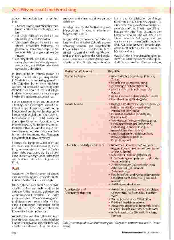 Vorschauseite 6: Hat die Reduktion von Pflegepersonal Folgen auf die Qualität der Krankenhausbehandlung?