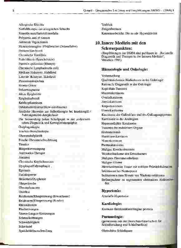 Vorschauseite 6: Gesamtindex Leitlinien und Empfehlungen I
