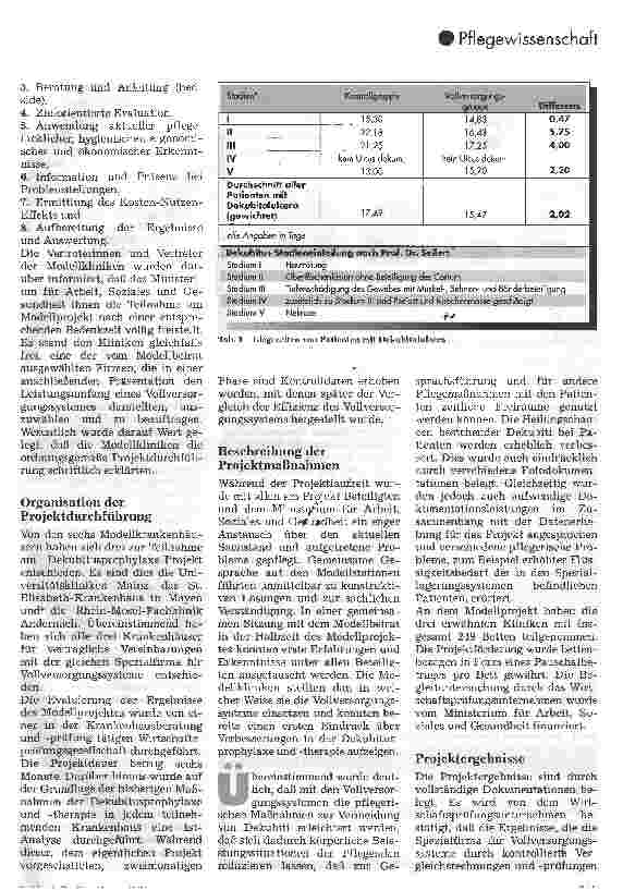 Vorschauseite 2: Dekubitus: Wie können Kosten gespart und Qualität verbessert werden?