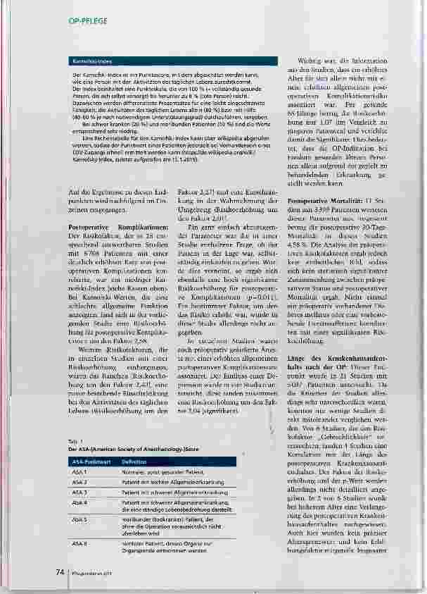 Vorschauseite 3: Gibt es Vorhersagemarker für das Komplikationsrisiko?