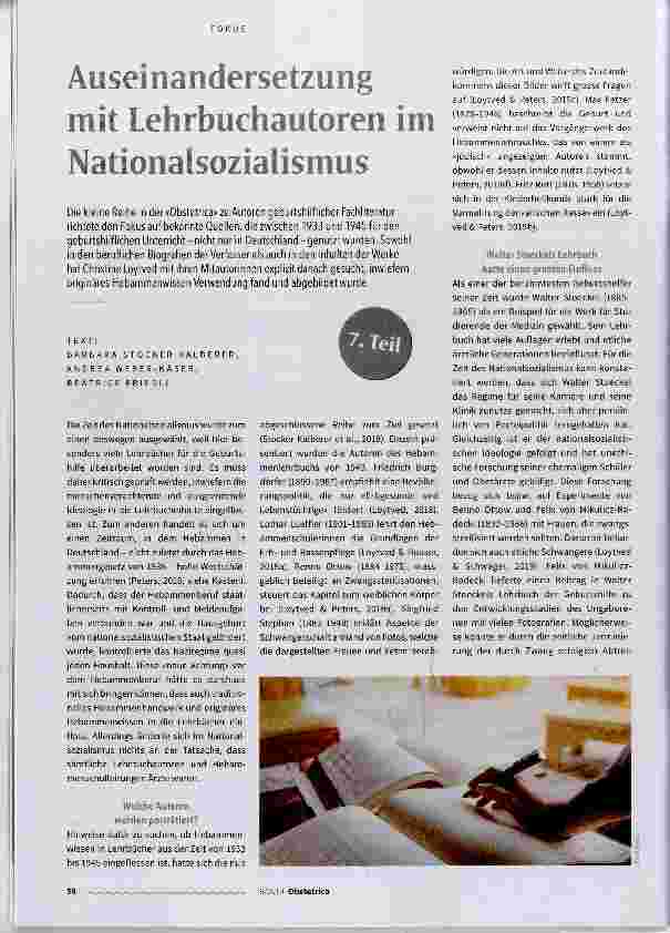 Vorschauseite 1: Auseinandersetzung mit Lehrbuchautoren im Nationalsozialismus