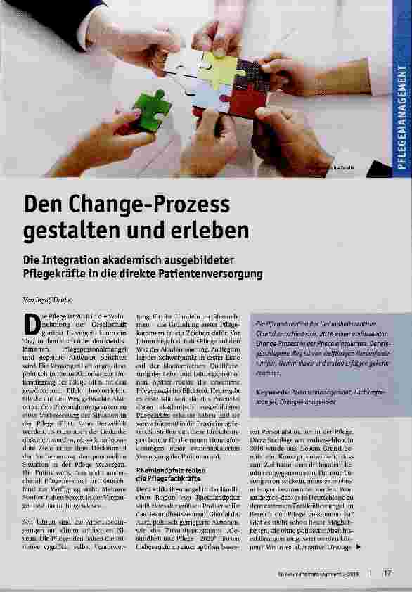 Vorschauseite 1: Den Change-Prozess gestalten und erleben