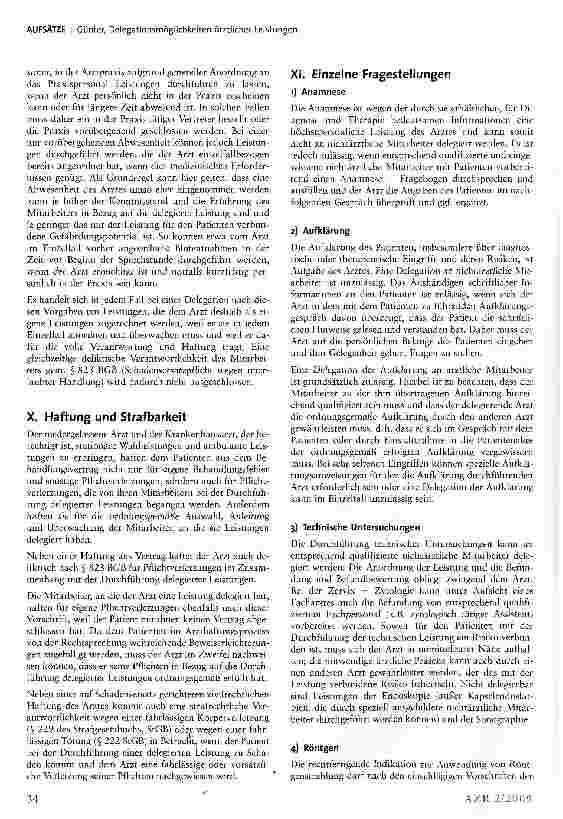 Vorschauseite 4: Delegationsmöglichkeiten ärztlicher Leistungen