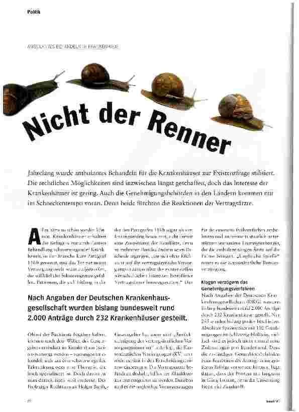 Vorschauseite 1: Nicht der Renner