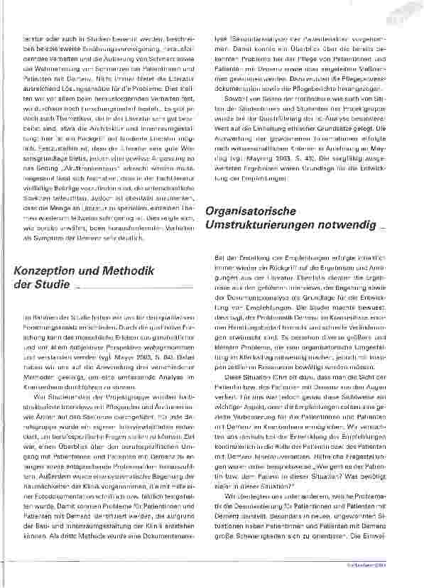 Vorschauseite 2: Patienten mit Demenz in der Klinik