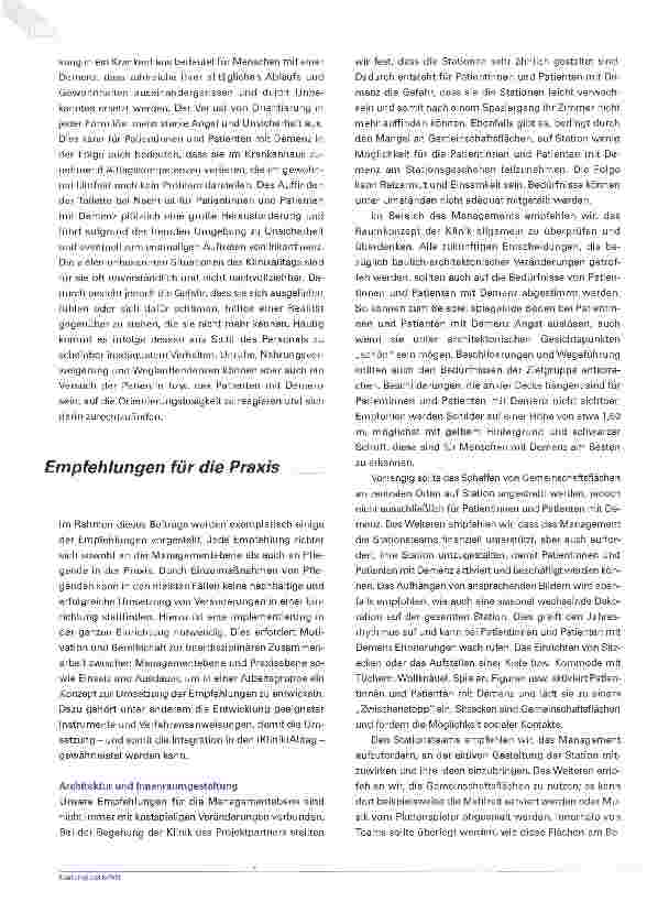 Vorschauseite 3: Patienten mit Demenz in der Klinik