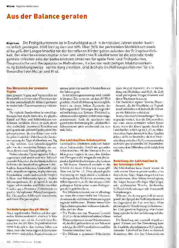 Vorschauseite 1: Aus der Balance geraten