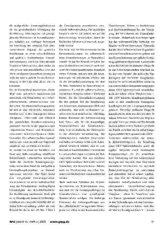 Vorschauseite 5: Thesen zur Zukunft der Selbstverwaltung in der GKV aus der Sicht einer großen AOK