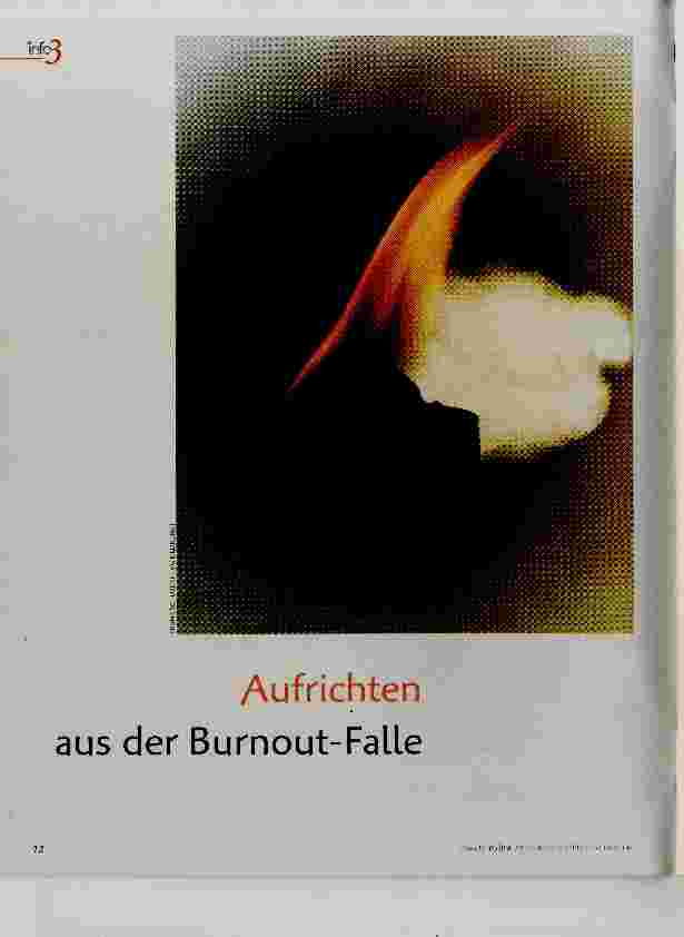 Vorschauseite 1: Aufrichten aus der Burnout-Falle