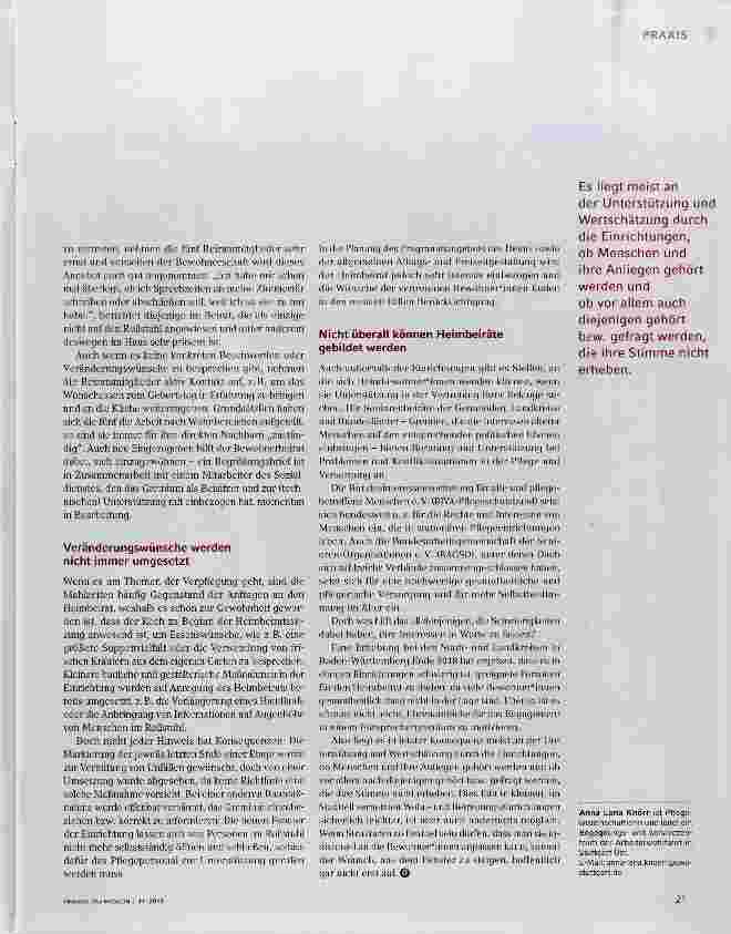 Vorschauseite 2: Auch wer nicht spricht, möchte gehört werden