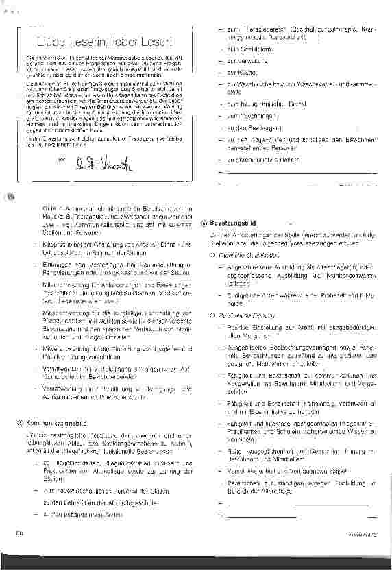 Vorschauseite 4: Aus der Arbeit des Kuratoriums Deutsche Altershilfe Standard-Stellenbeschreibung für Pflegefachkräfte