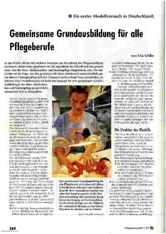 Vorschauseite 1: Gemeinsame Grundausbildung für alle Pflegeberufe
