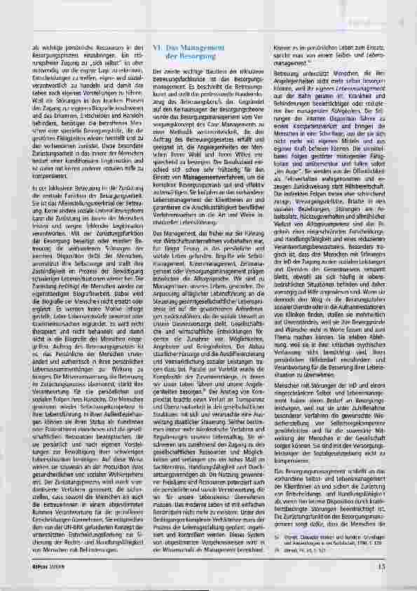 Vorschauseite 4: Besorgung im Verständnis einer inklusiven Betreuung
