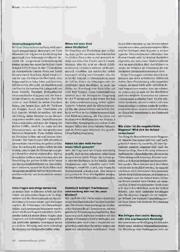 Vorschauseite 2: Fetale Herzfehler