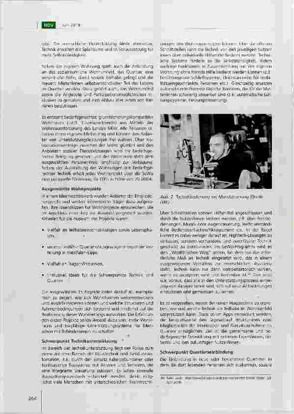 Vorschauseite 4: Selbstständiges und technikunterstütztes Wohnen im Quartier für Menschen mit Behinderungen