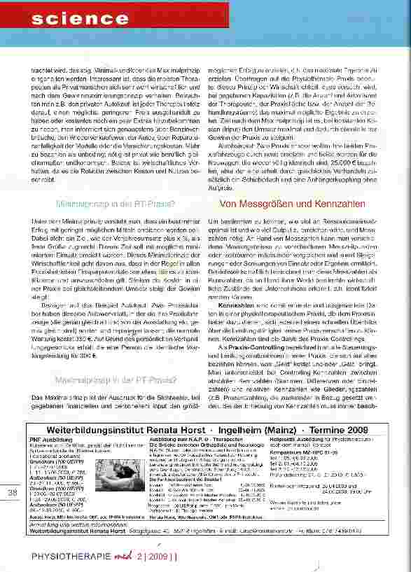 Vorschauseite 2: Wirtschaftlichkeit messen