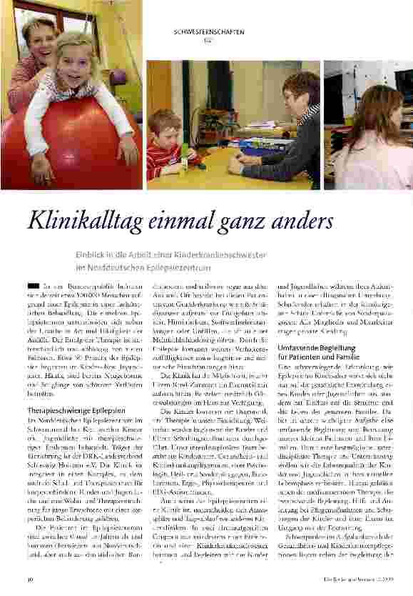 Vorschauseite 1: Klinikalltag einmal ganz anders