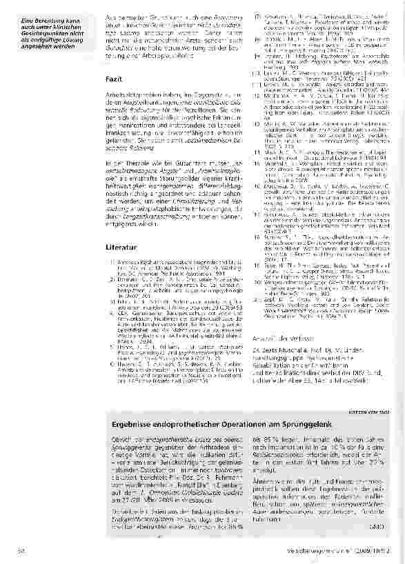 Vorschauseite 6: psychische Erkrankungen, Sozialmedizin, Arbeitsunfähigkeit, BegutachtungArbeitsplatzängste und Arbeitsplatzphobie und ihre Auswirkungen auf die berufliche Partizipation